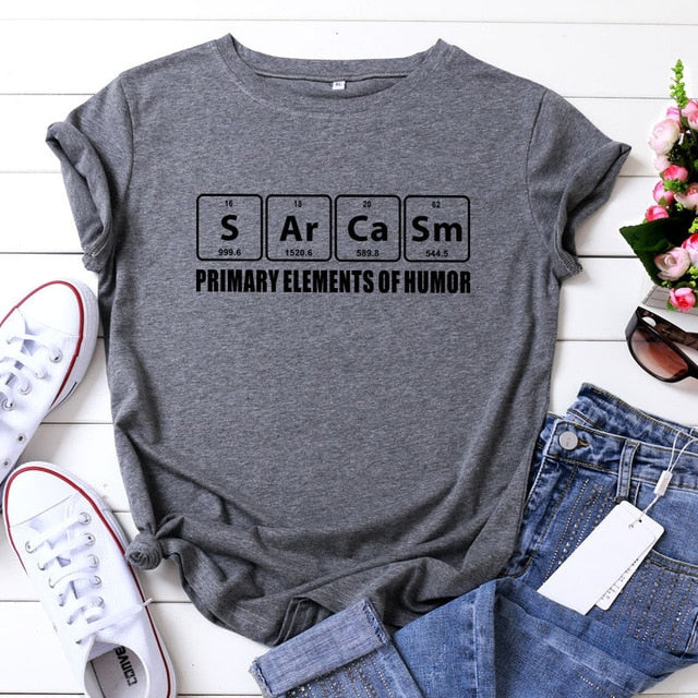 JFUNCY Plus Size T Shirts Women Funny Casual Summer Cotton T-Shirt Solid Color Letter Print O Neck Short Sleeve Cute Tee Tops