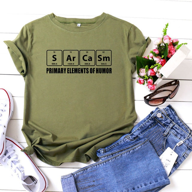 JFUNCY Plus Size T Shirts Women Funny Casual Summer Cotton T-Shirt Solid Color Letter Print O Neck Short Sleeve Cute Tee Tops