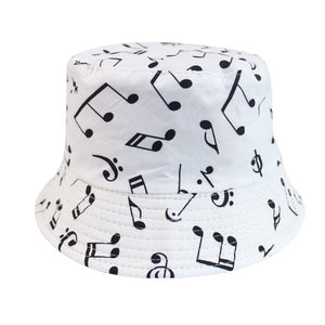 FOXMOTHER New Fashion Reversible Black White Cow Pattern Bucket Hats Fisherman Caps For Women Gorras Summer