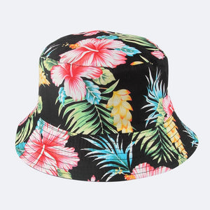 FOXMOTHER New Fashion Reversible Black White Cow Pattern Bucket Hats Fisherman Caps For Women Gorras Summer