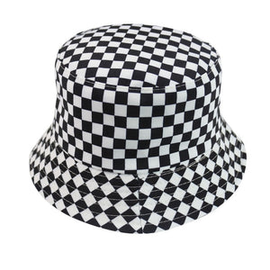 FOXMOTHER New Fashion Reversible Black White Cow Pattern Bucket Hats Fisherman Caps For Women Gorras Summer