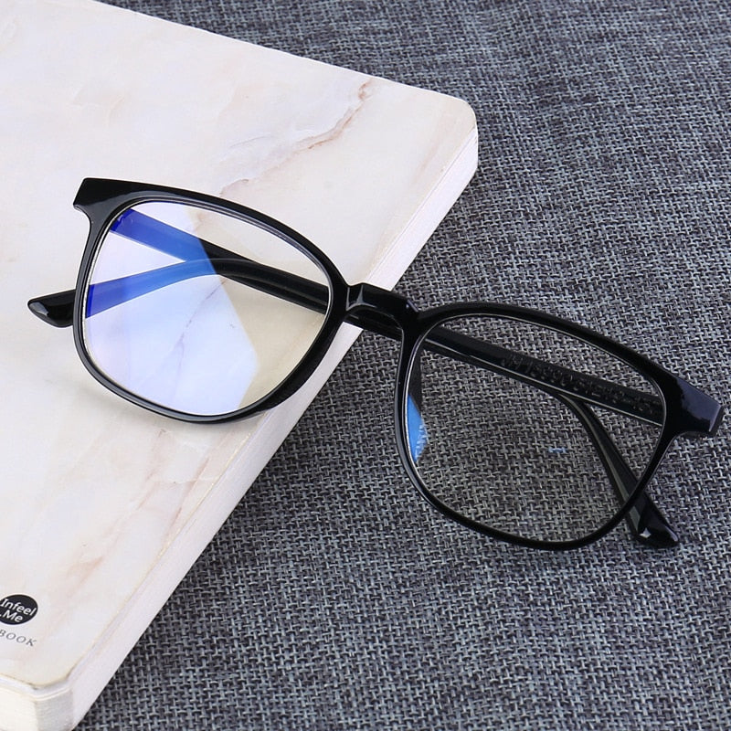 2020 Trends Office Anti Blue Light Oversized Glasses Computer Women Blue Blocking Gaming Big Size Men Eyeglasses Frame