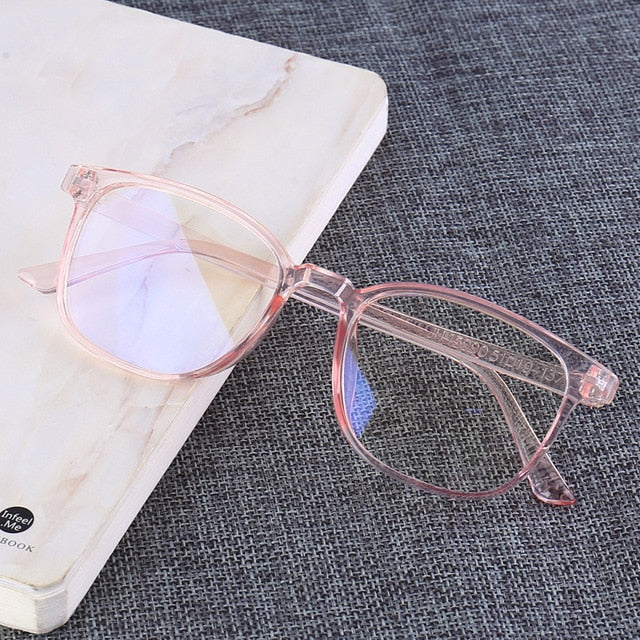 2020 Trends Office Anti Blue Light Oversized Glasses Computer Women Blue Blocking Gaming Big Size Men Eyeglasses Frame