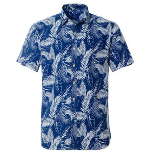 Summer Pure Cotton Mens Hawaiian Shirt Loose Printed Short Sleeve Big Us Size Hawaii Flower Men Beach Floral Shirts