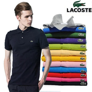 Man Polo Shirt Brand Mens Casual Deer Embroidery Polo shirt Men Short Sleeve High Quantity Polo Men