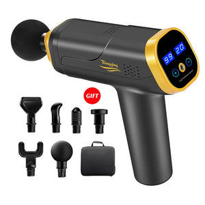 Massage Gun Fascia Gun Neck Massager Vibration Fitness Equipment Noise Reduction Design Electric Massager